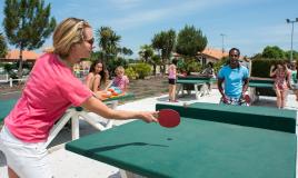 Ping Pong au camping de la Réserve